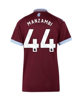 Aston Villa Johan Manzambi #44 Maglia Gara Casa Repliche 2026-27 Donna Maniche Corte Aston Villa Johan Manzambi #44 Maglia Gara Casa Repliche 2026-27 Donna Maniche Corte